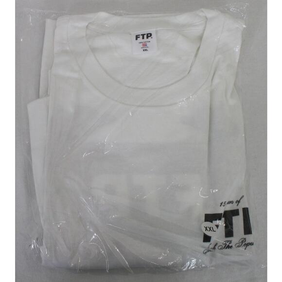 FTP 15 Year Anniversary Logo Tee White XXL NEW - Picture 1 of 2